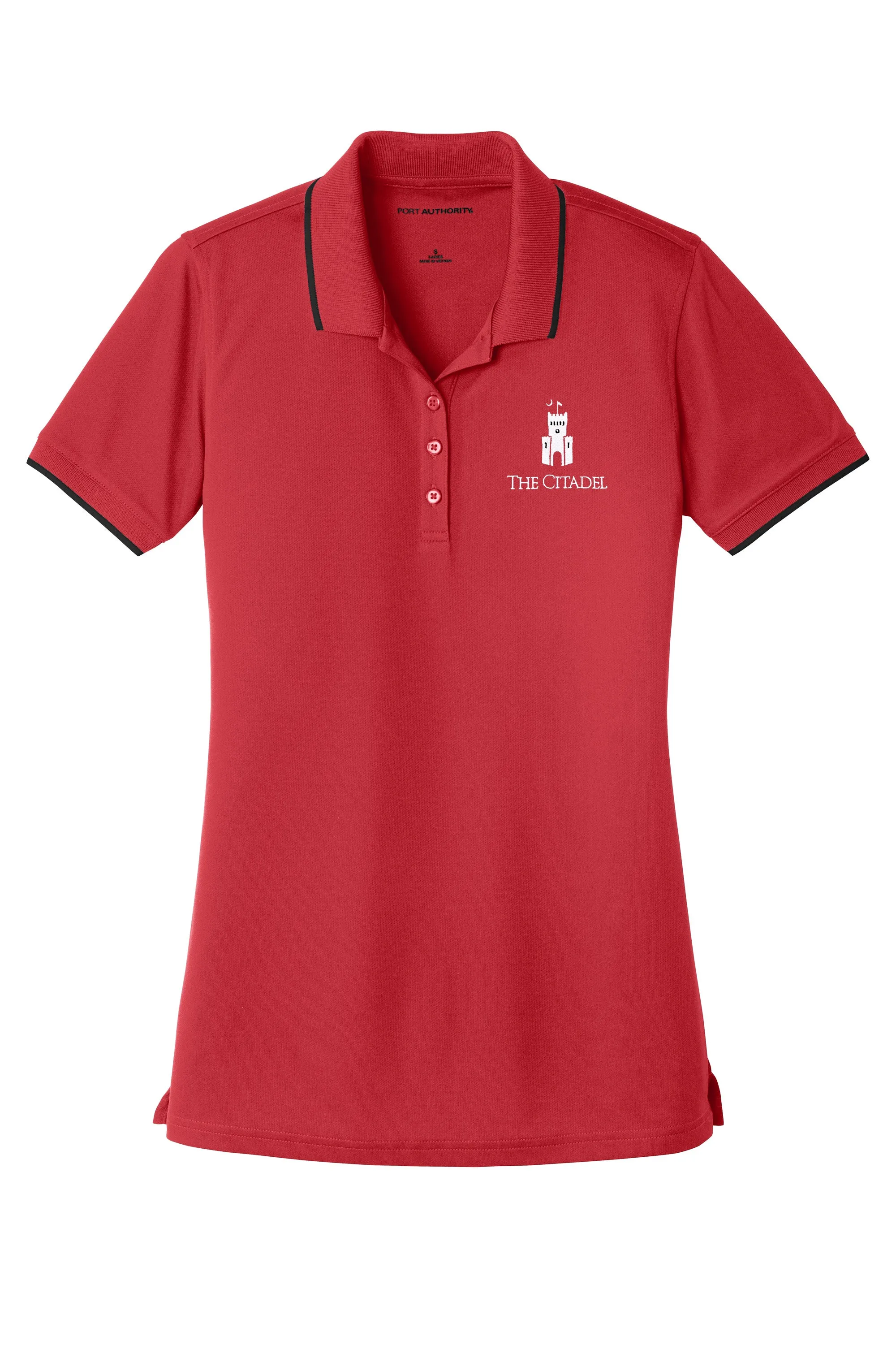 The Citadel, Barracks Ladies UV Micro-Mesh Tipped Polo