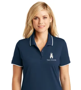 The Citadel, Barracks Ladies UV Micro-Mesh Tipped Polo