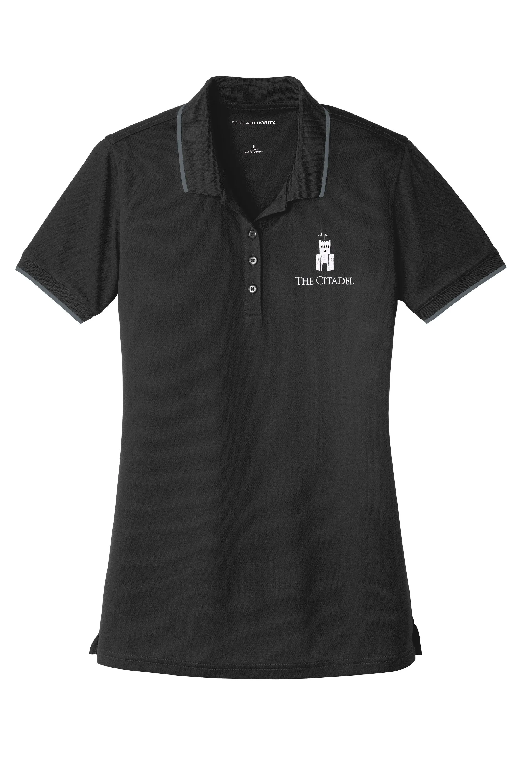 The Citadel, Barracks Ladies UV Micro-Mesh Tipped Polo