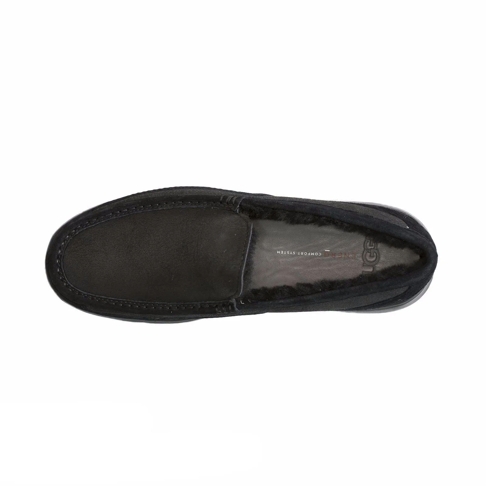 UGG Fascot Bomber Jacket Black Slippers