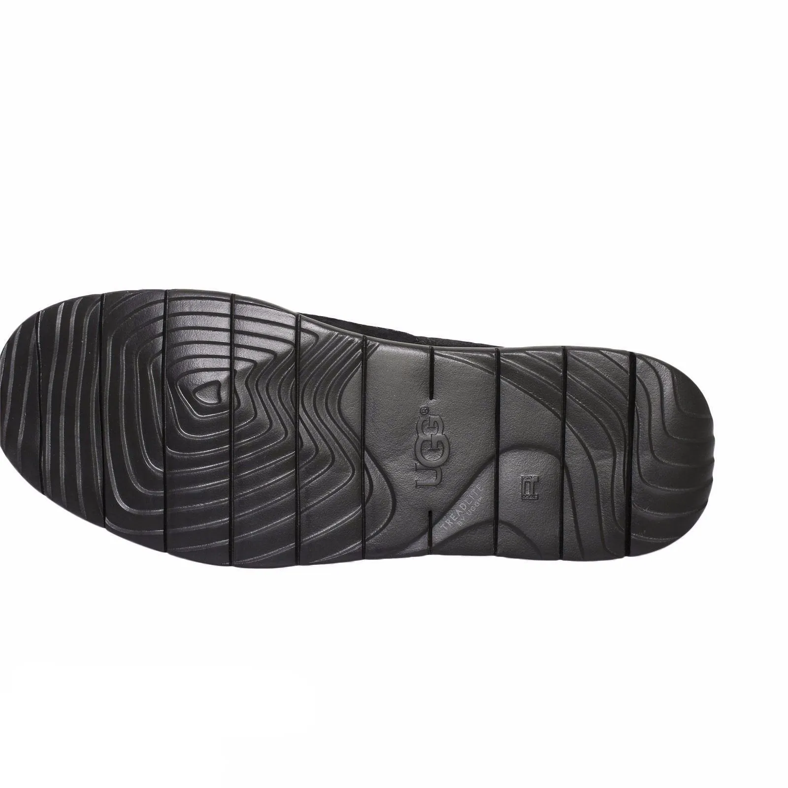 UGG Fascot Bomber Jacket Black Slippers
