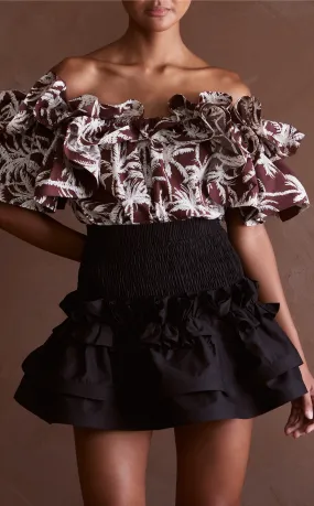 VALLETA SKIRT - BLACK