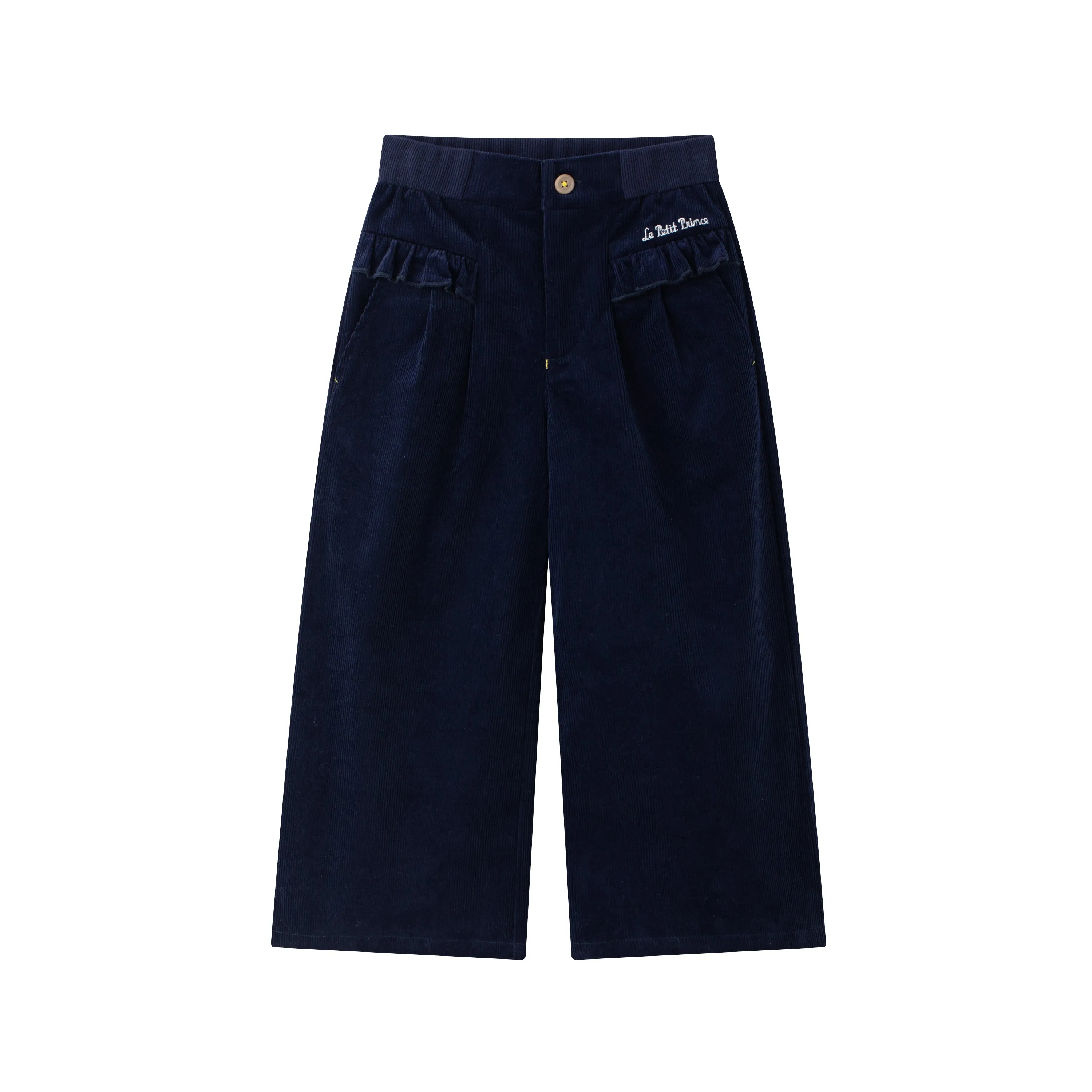 Vauva x Le Petit Prince - Girls Embroidered Corduroy Pants