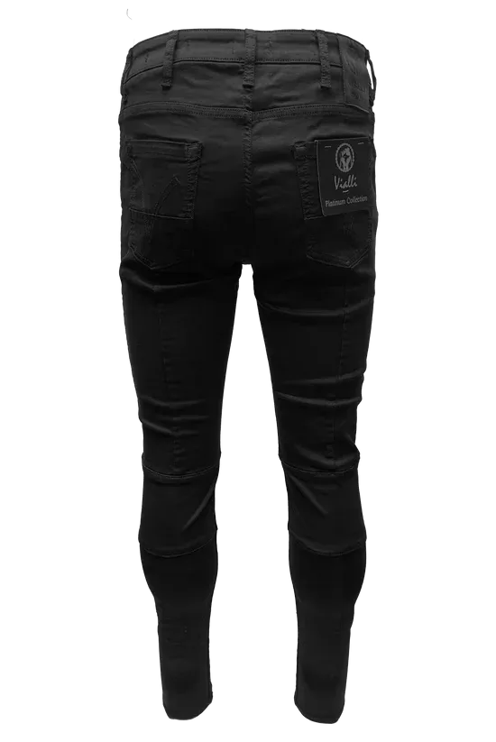 Vialli Ibollano Black Ultra Fit Jean