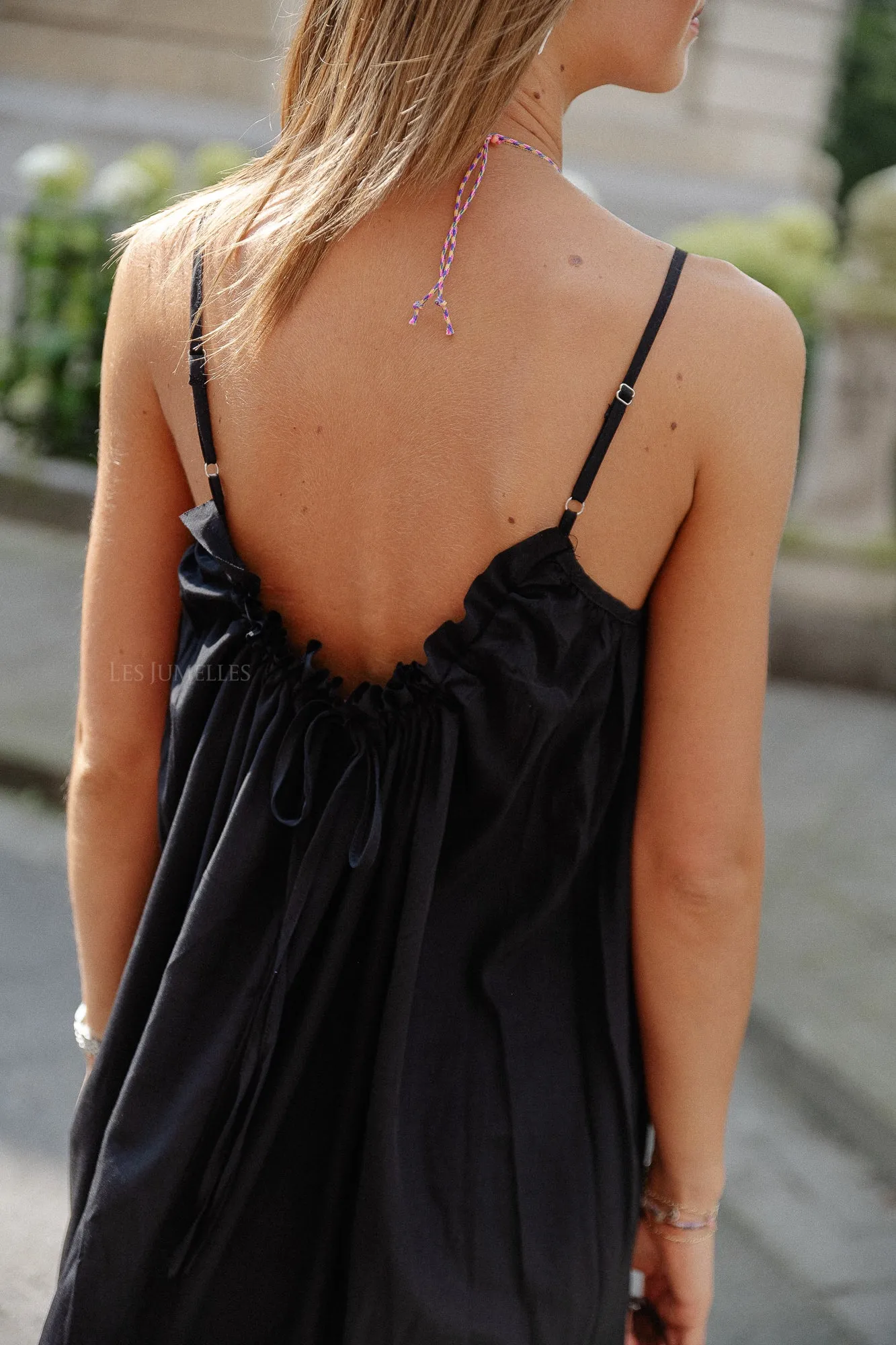 VIKanna strap long dress black