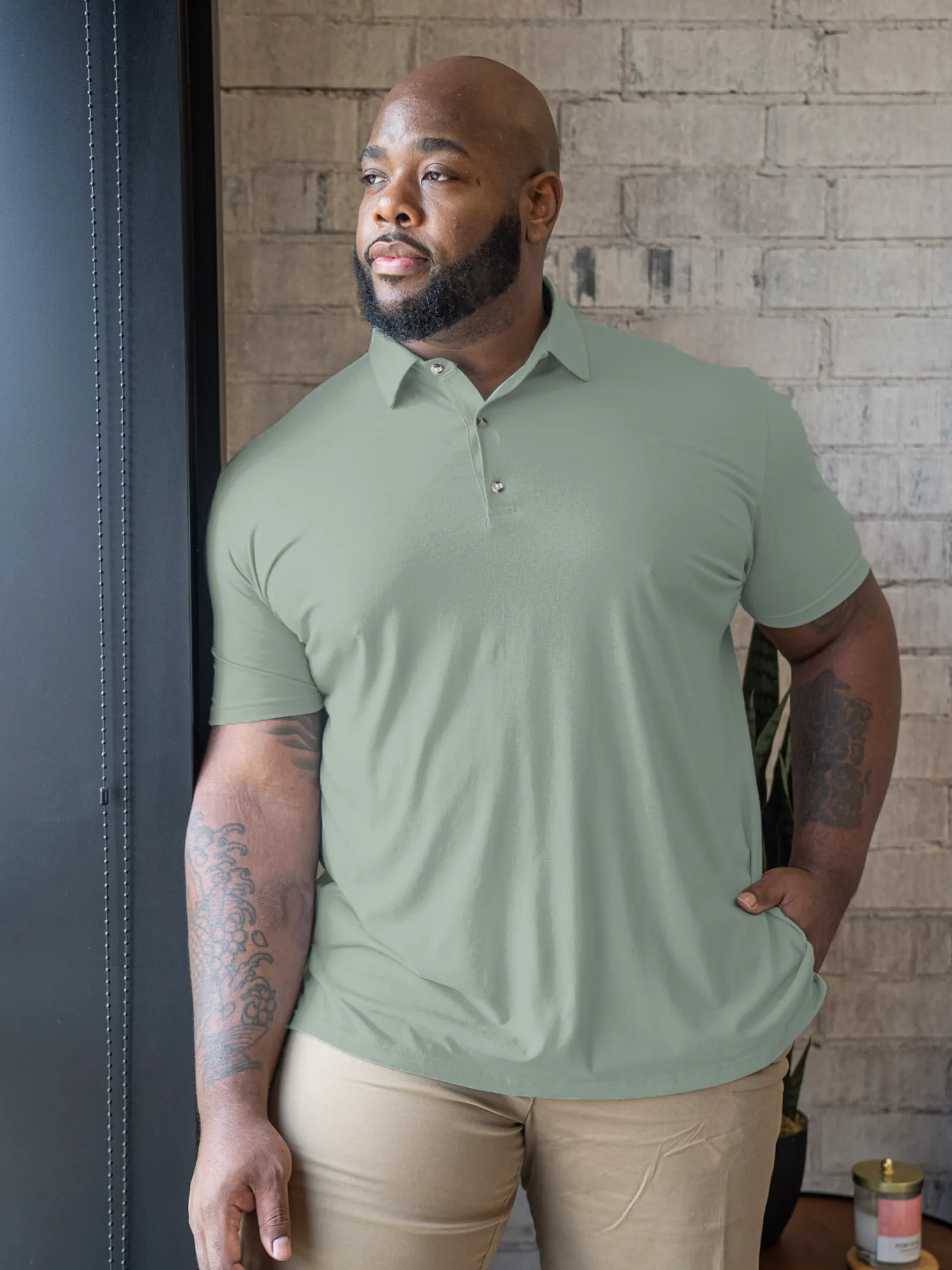 Vintage Green Torrey Polo