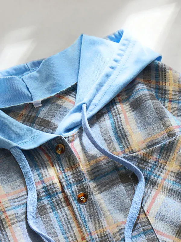 Wenkouban-Winter outfits ideas Women's Hoodie Button-Down Casual Shirt Jacket