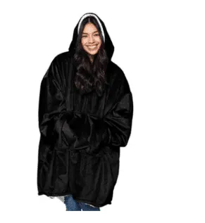 Women Oversized Clothing Hoodie Blanket Sweatshirt With Sleeves