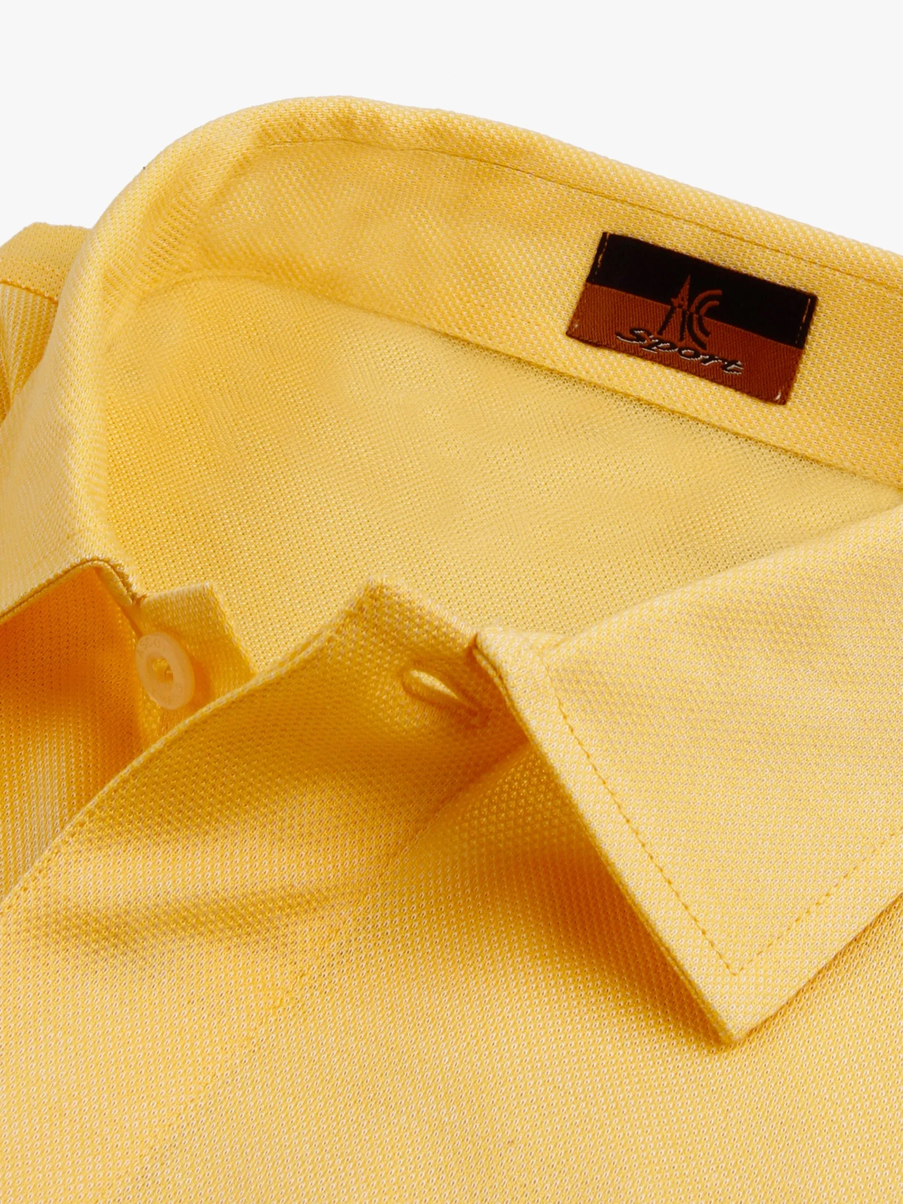 Yellow Polo Shirt - Regular Fit