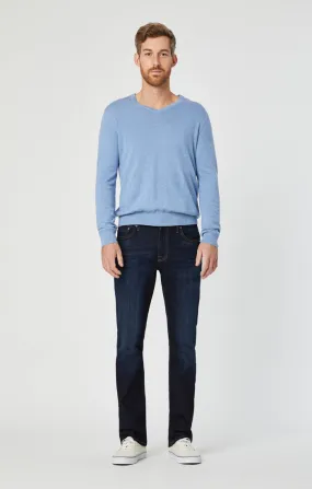 ZACH STRAIGHT LEG JEANS IN RINSE BRUSHED WILLIAMSBURG